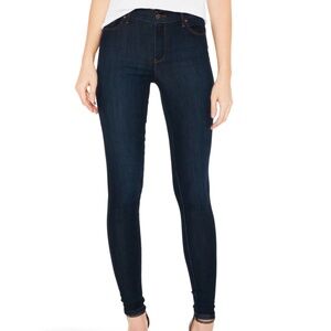 MOTT AND BOW SKINNY HIGH RISE JEANS DARK BLUE